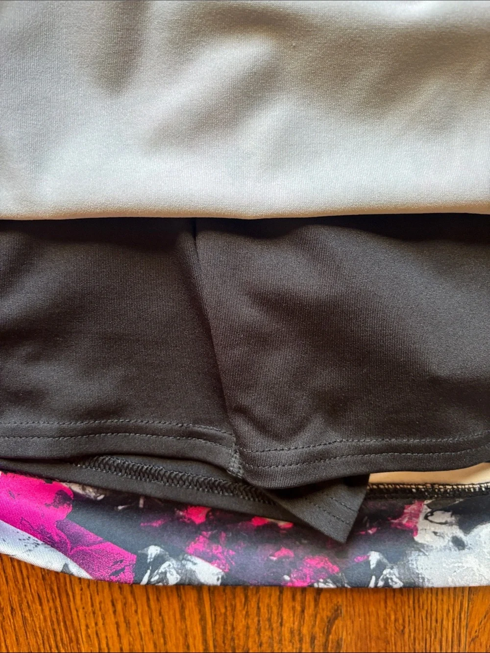 tek gear Pink & Gray Athletic Skort with Abstract Print - Picture 6 of 6